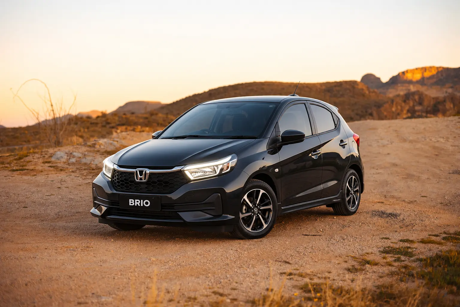 Honda Brio Abu-abu